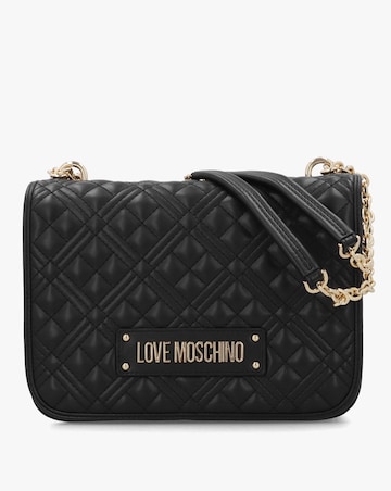 Love Moschino Quilted II Black Shoulder Bag