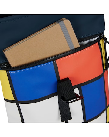 New Rebels Mondriaan PU Rolltop Tablet Backpack Mini