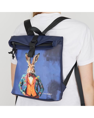New Rebels Rabbitsuit PU Rolltop Tablet Backpack Mini