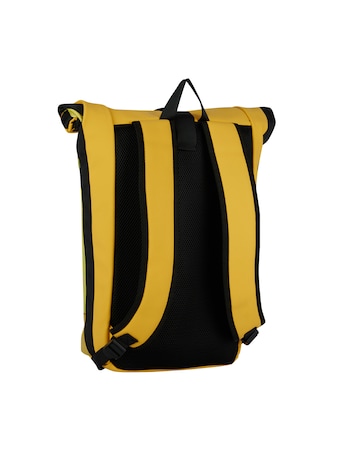 New Rebels Sunflower PU Rolltop Laptop (15.6") Backpack