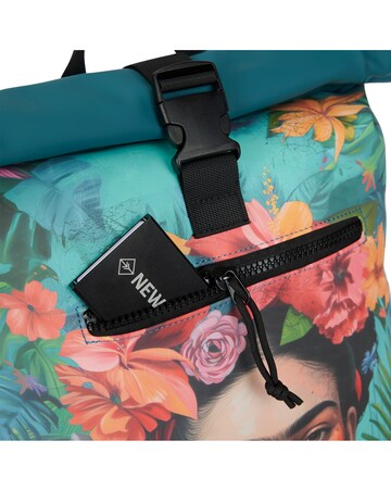 New Rebels Flowerhead PU Rolltop Laptop (15.6") Backpack