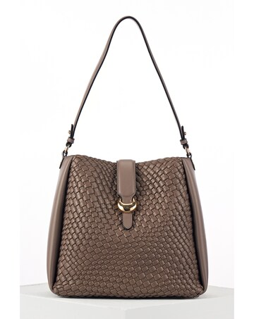 Luella Grey Flora Peat Weave Hobo