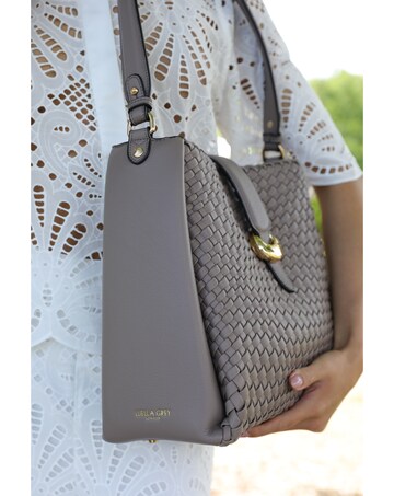 Luella Grey Flora Peat Weave Hobo