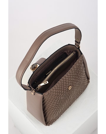 Luella Grey Flora Peat Weave Hobo