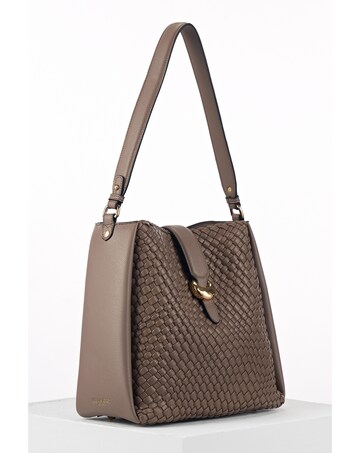 Luella Grey Flora Peat Weave Hobo