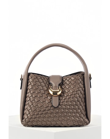 Luella Grey  Maggie Peat Weave Crossbody