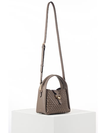 Luella Grey Maggie Peat Weave Crossbody