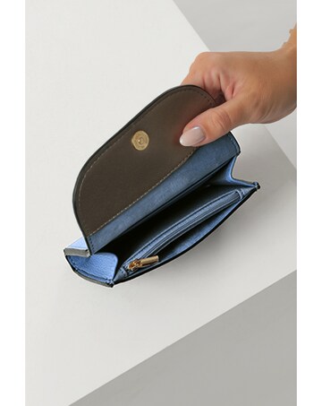 Luella Grey Marina Blue Medium Purse