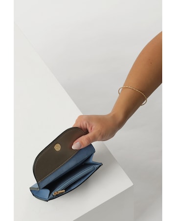 Luella Grey Marina Blue Medium Purse