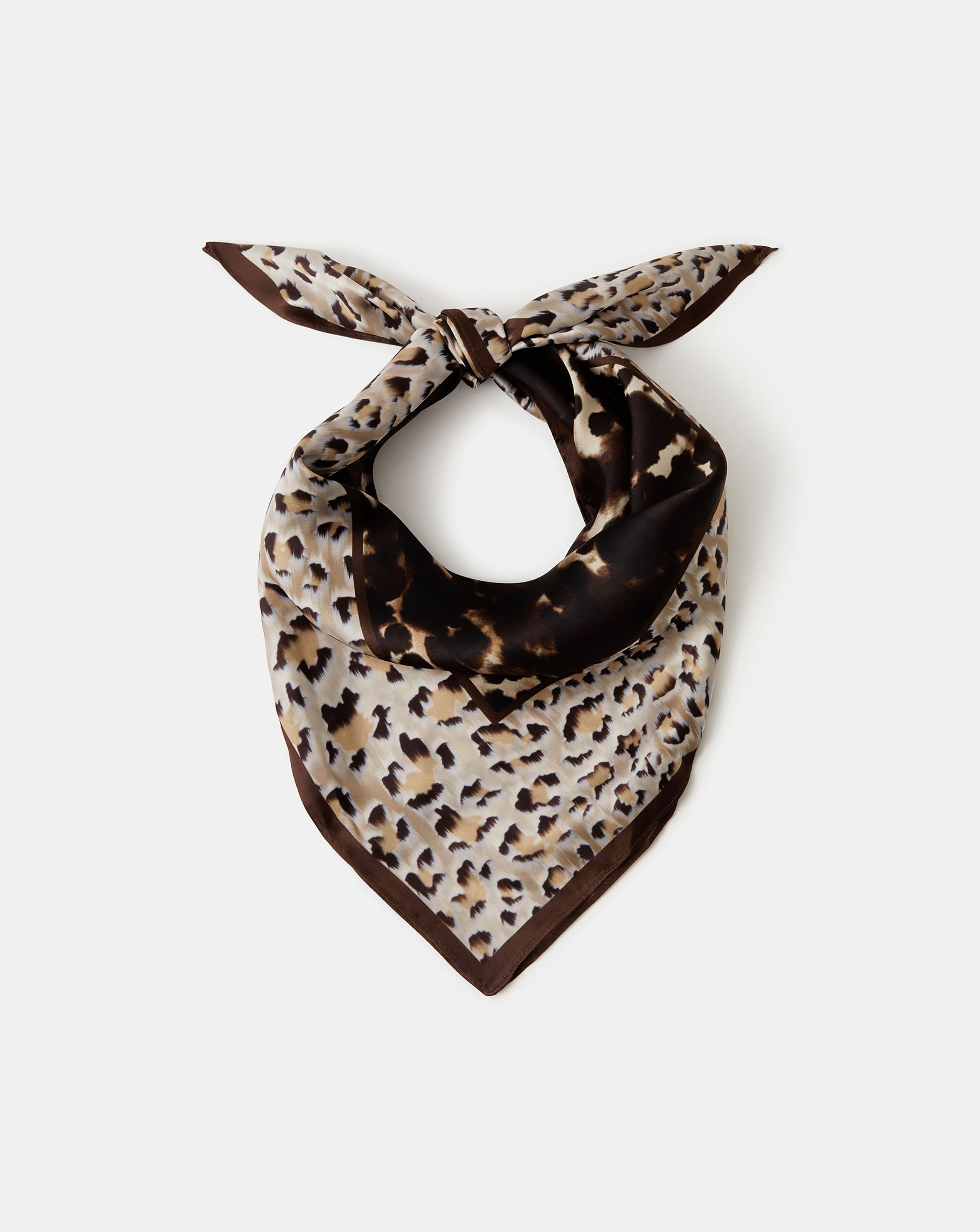 New In - Accessorize Animal Print Square Scarf