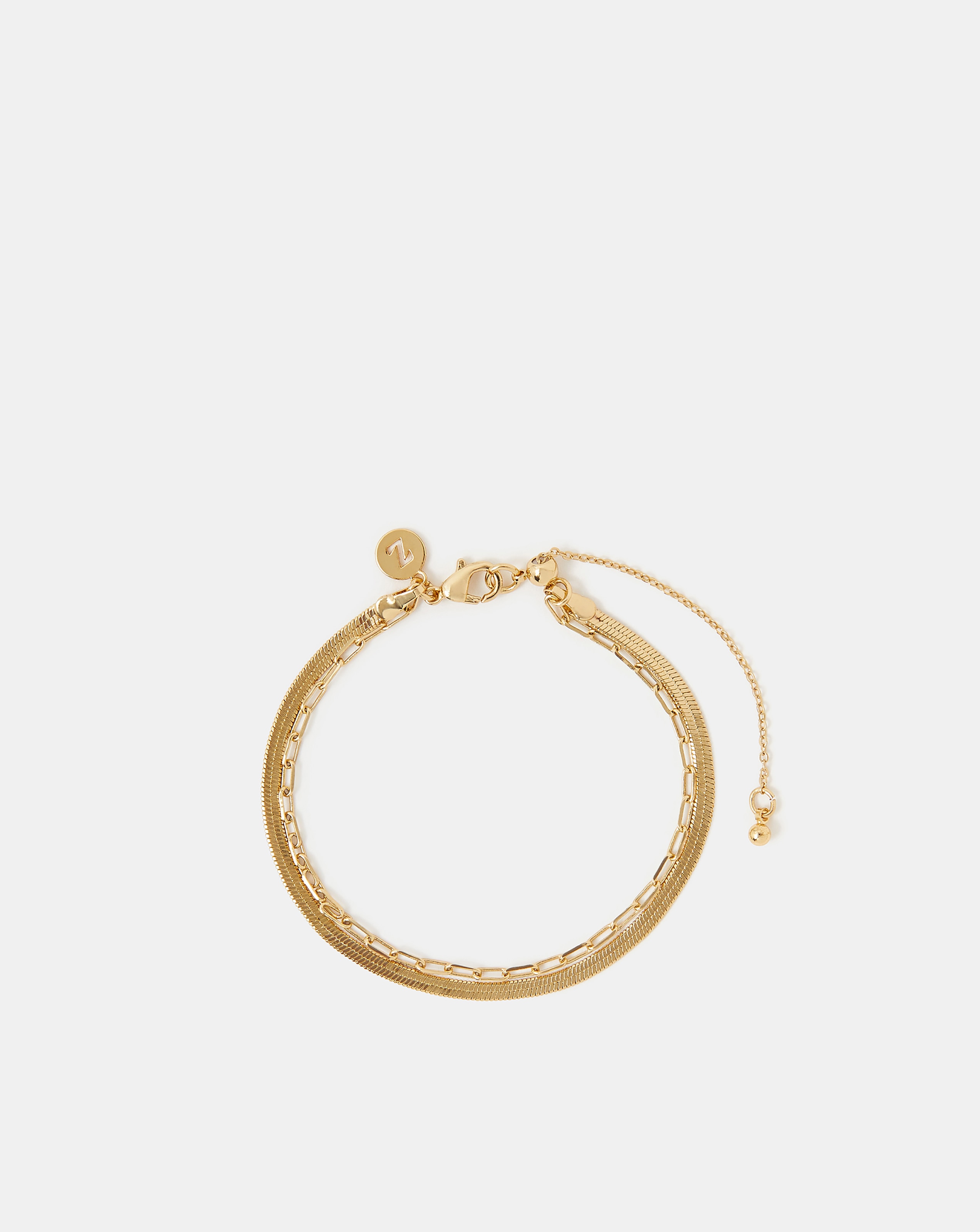New In - Accessorize 14ct Gold-Plated Bracelet