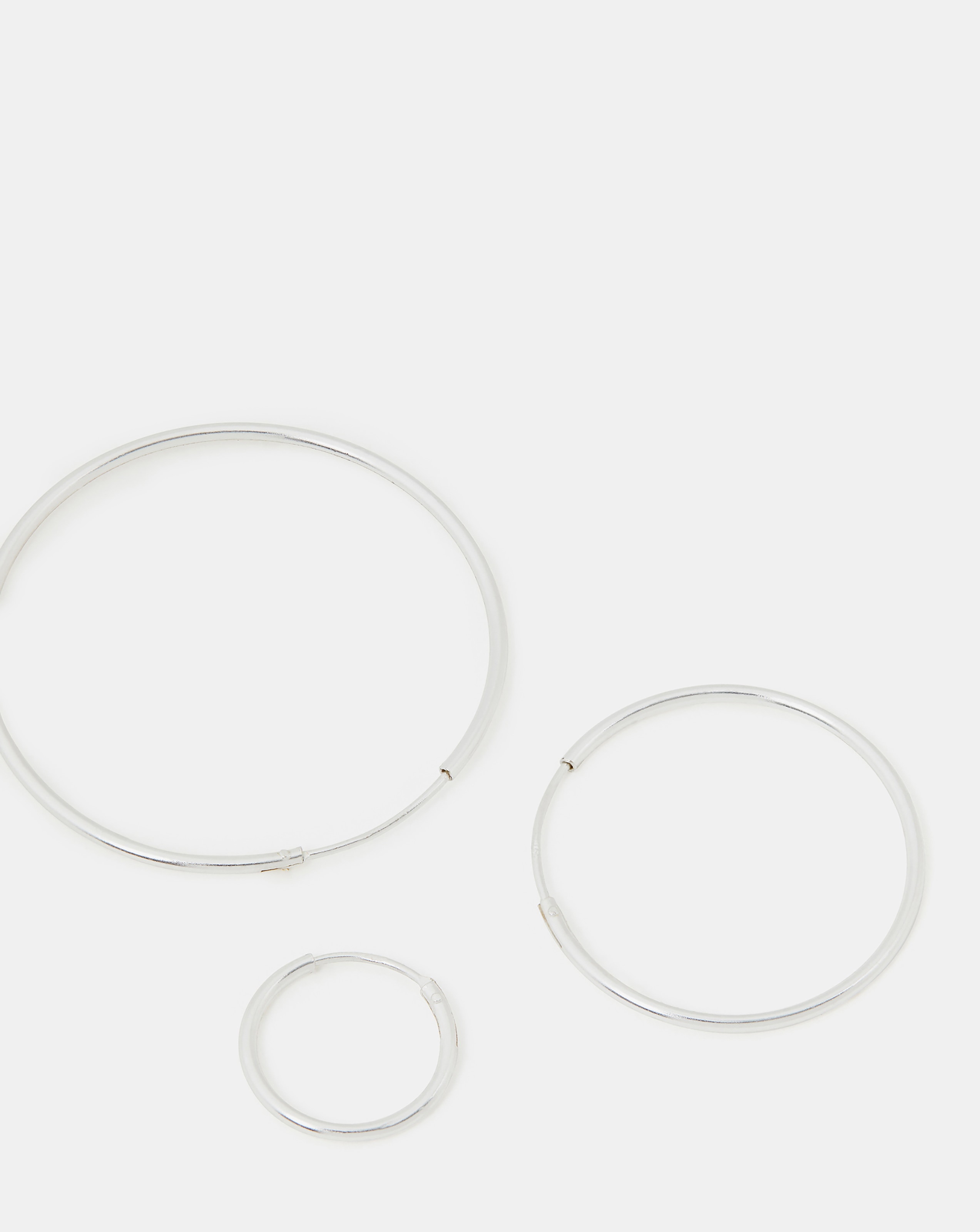 New In - Accessorize 3-Pack ST Hoop Earrings