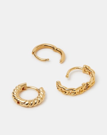 Accessorize 14ct Gold-Plated Earrings