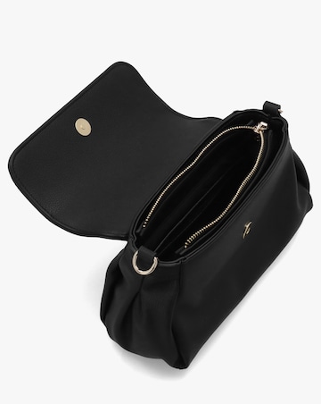 Valentino Bags Dea Black Front Flap Shoulder Bag