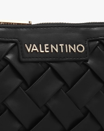 Valentino Bags Ennis Black Woven Shoulder Bag