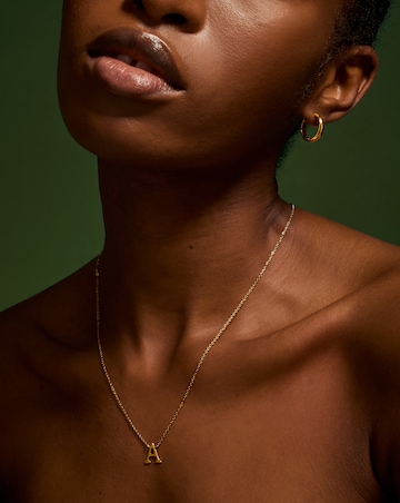 Accessorize SS Initial Pendant Necklace