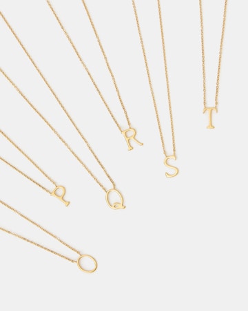 Accessorize SS Initial Pendant Necklace