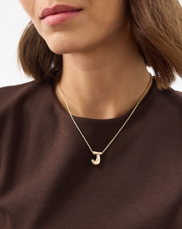 Accessorize Initial Pendant Necklace