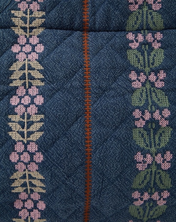 Accessorize Tapestry Denim Shopper Bag