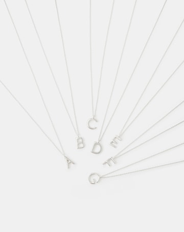 Accessorize Initial Pendant Necklace