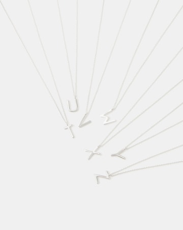 Accessorize Initial Pendant Necklace