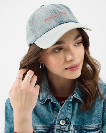 Accessorize Brunch Club Denim Cap