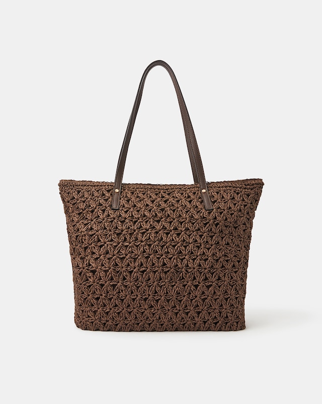 Accessorize Raffia Tote Bag