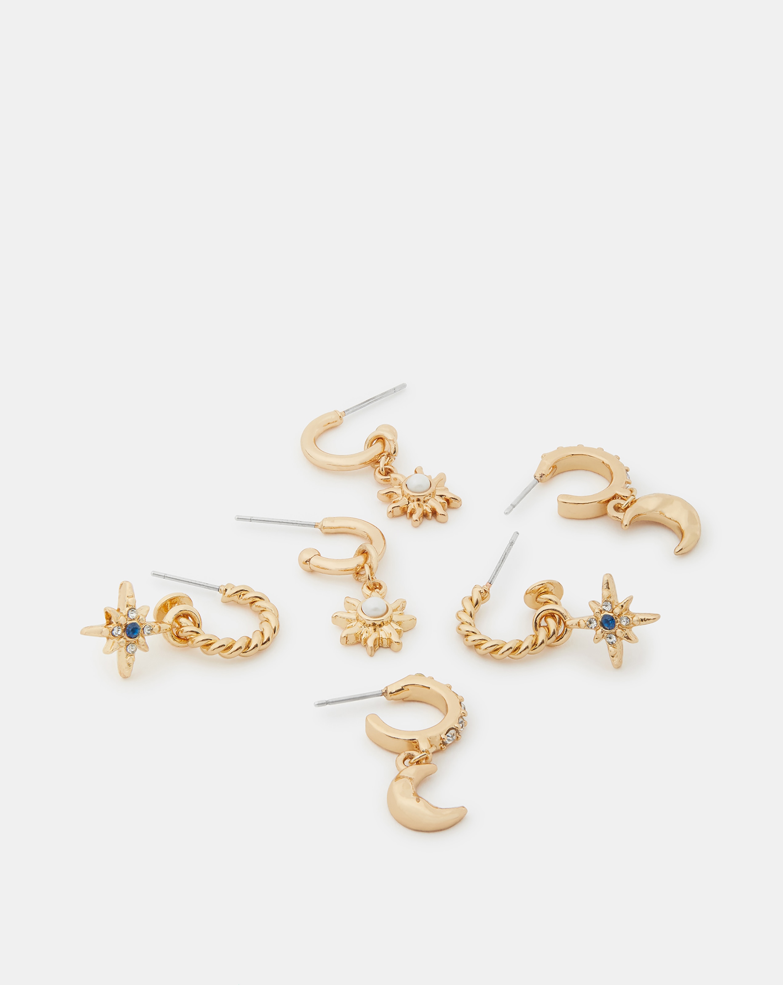 New In - Accessorize Celestial Charm Earrings