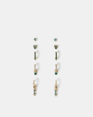 Accessorize Gemstone Earrings Gold