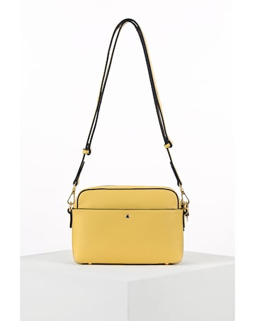 Luella Grey Sian Yellow Camera Crossbody