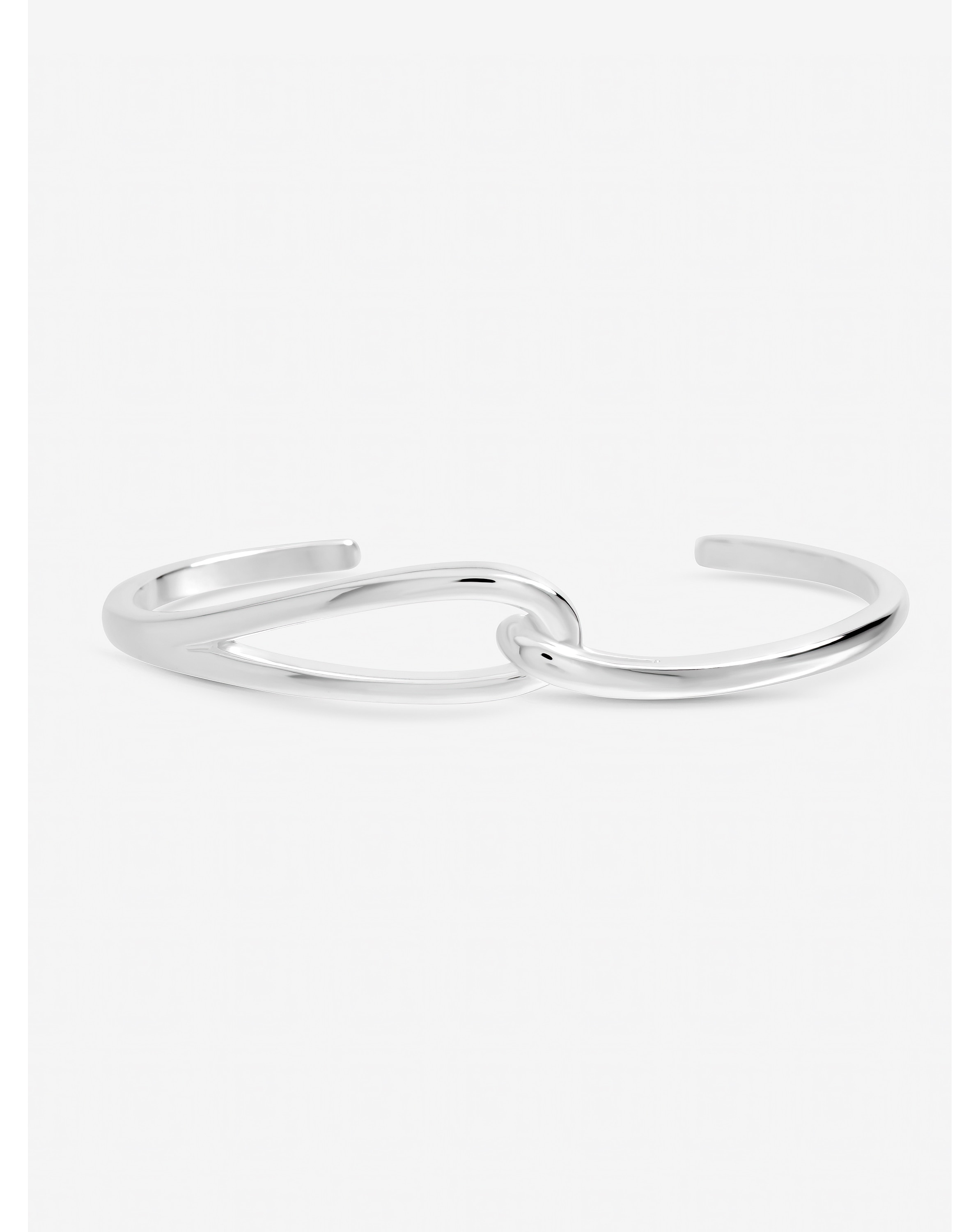 New In - Sterling Silver Plated Open Link Cuff