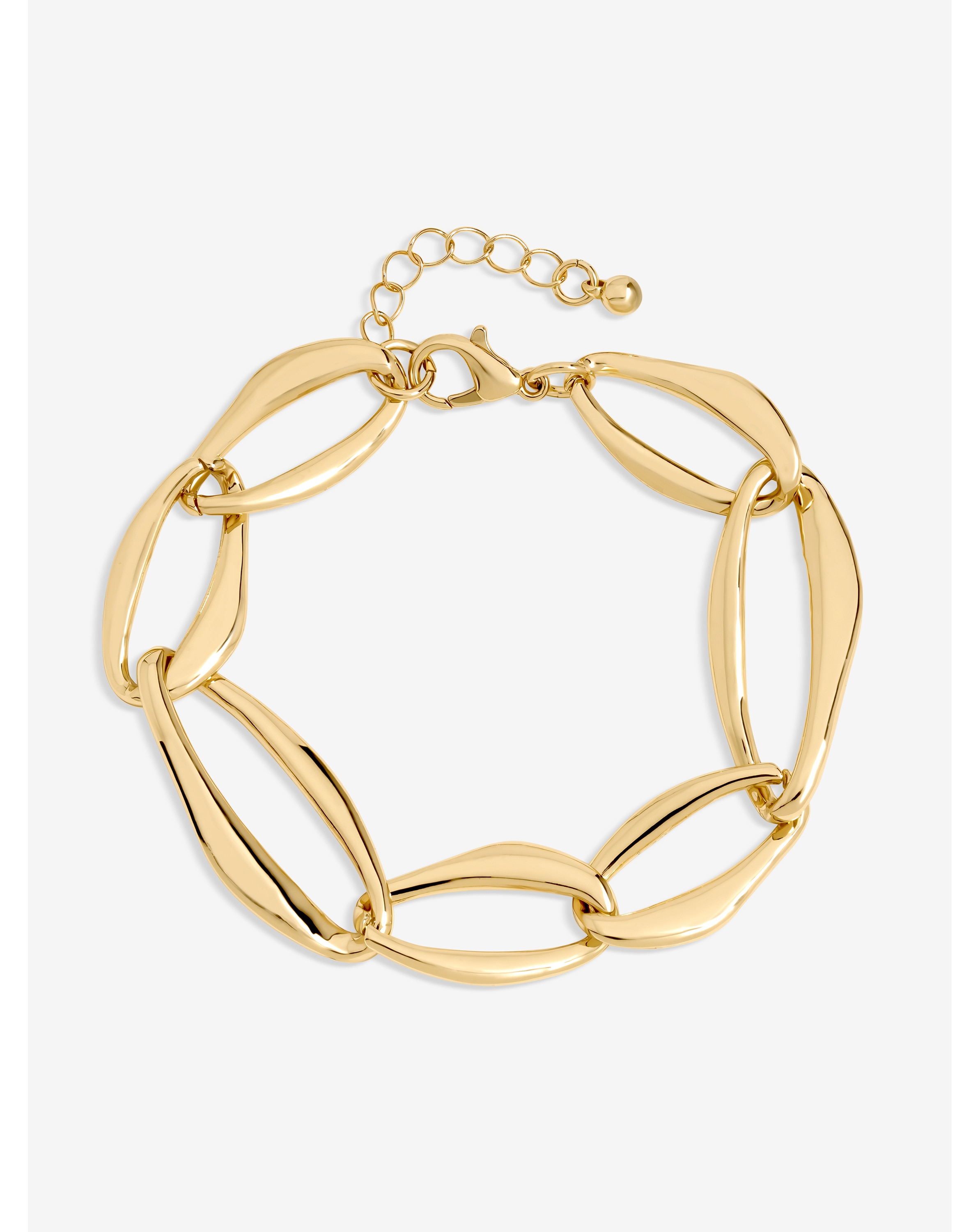 New In - Gold Plated Large Link Chain Bracelet