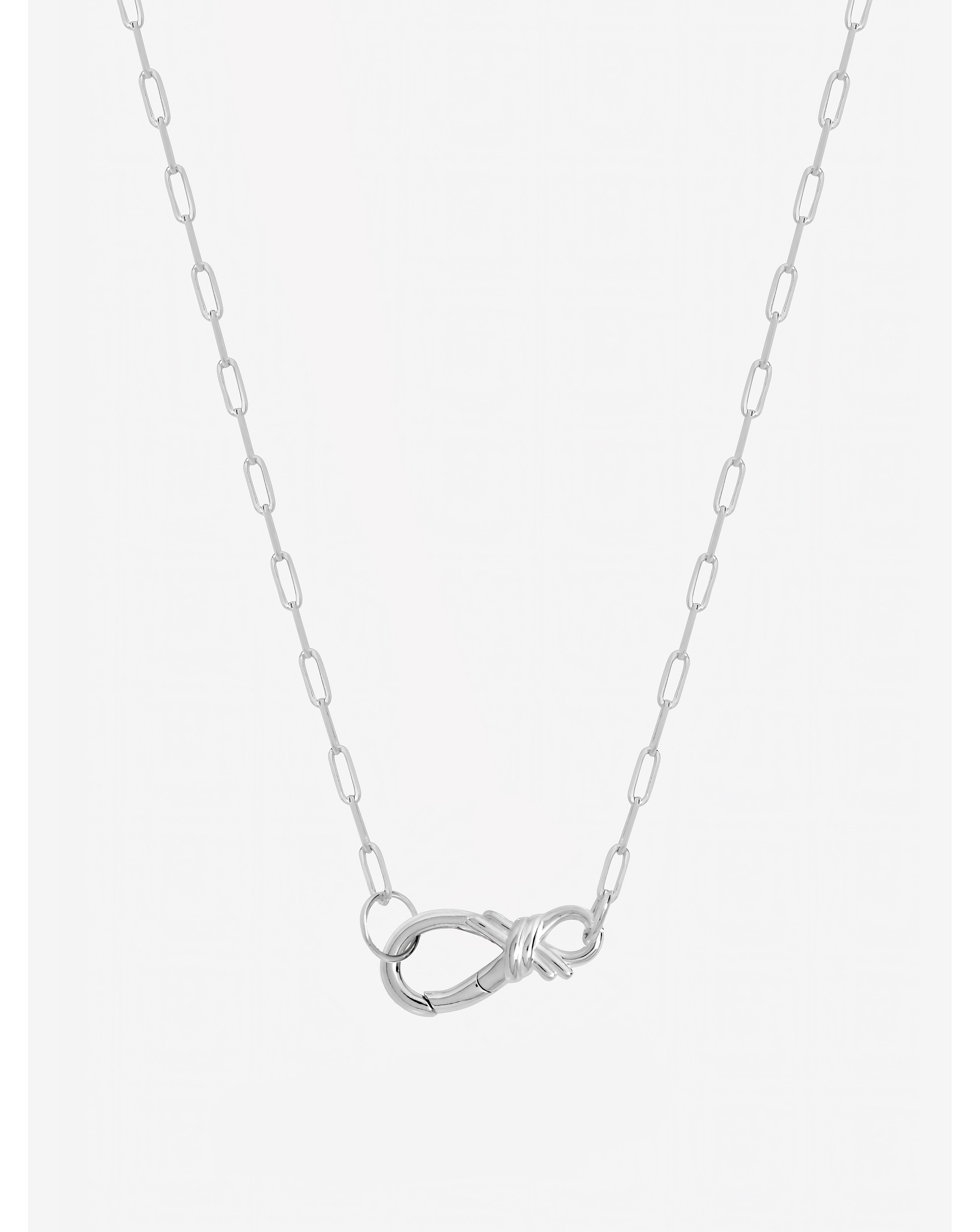 New In - Silver Plated Infinity Clasp Necklace