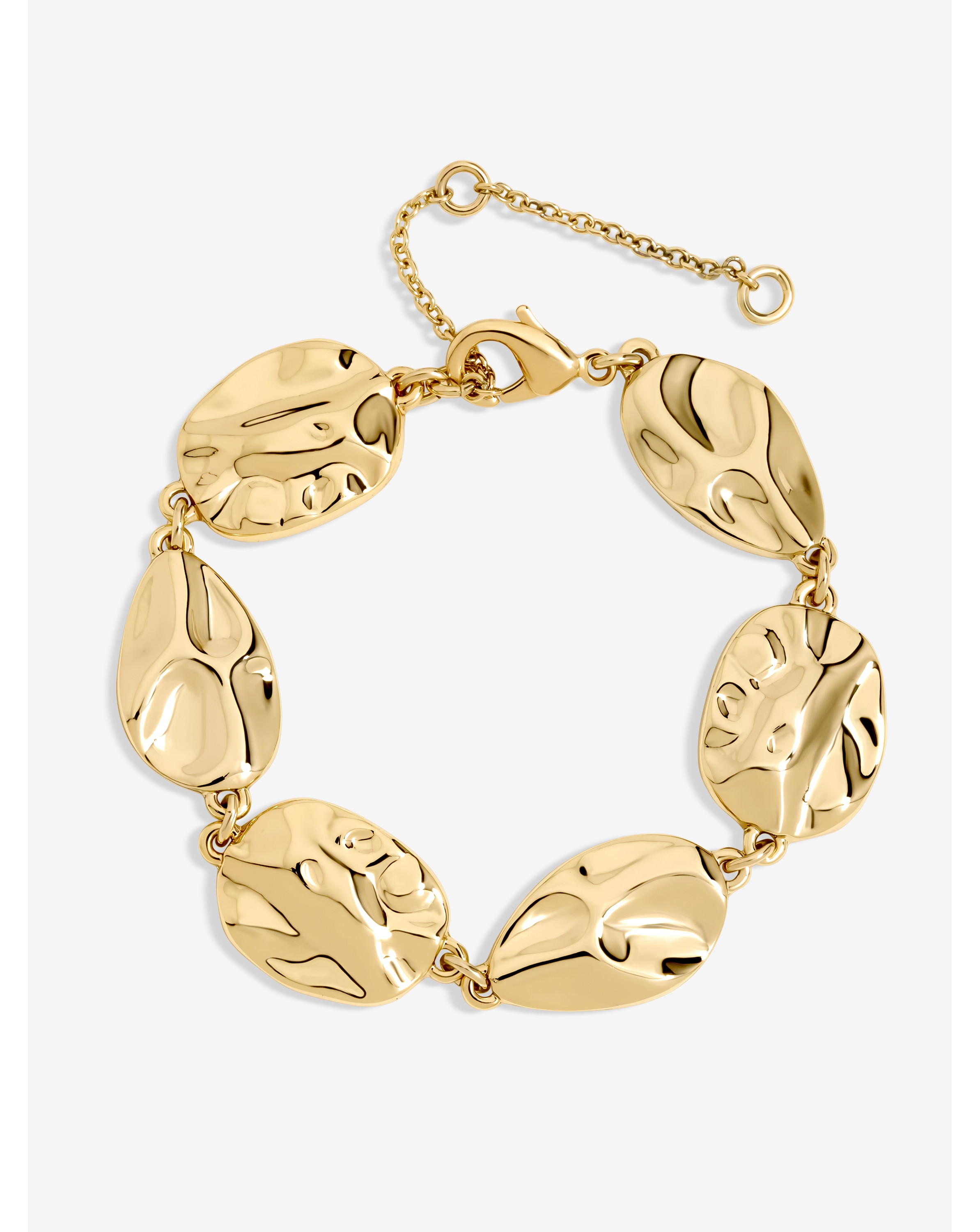 New In - Mood Gold Polished Molten Bracelet