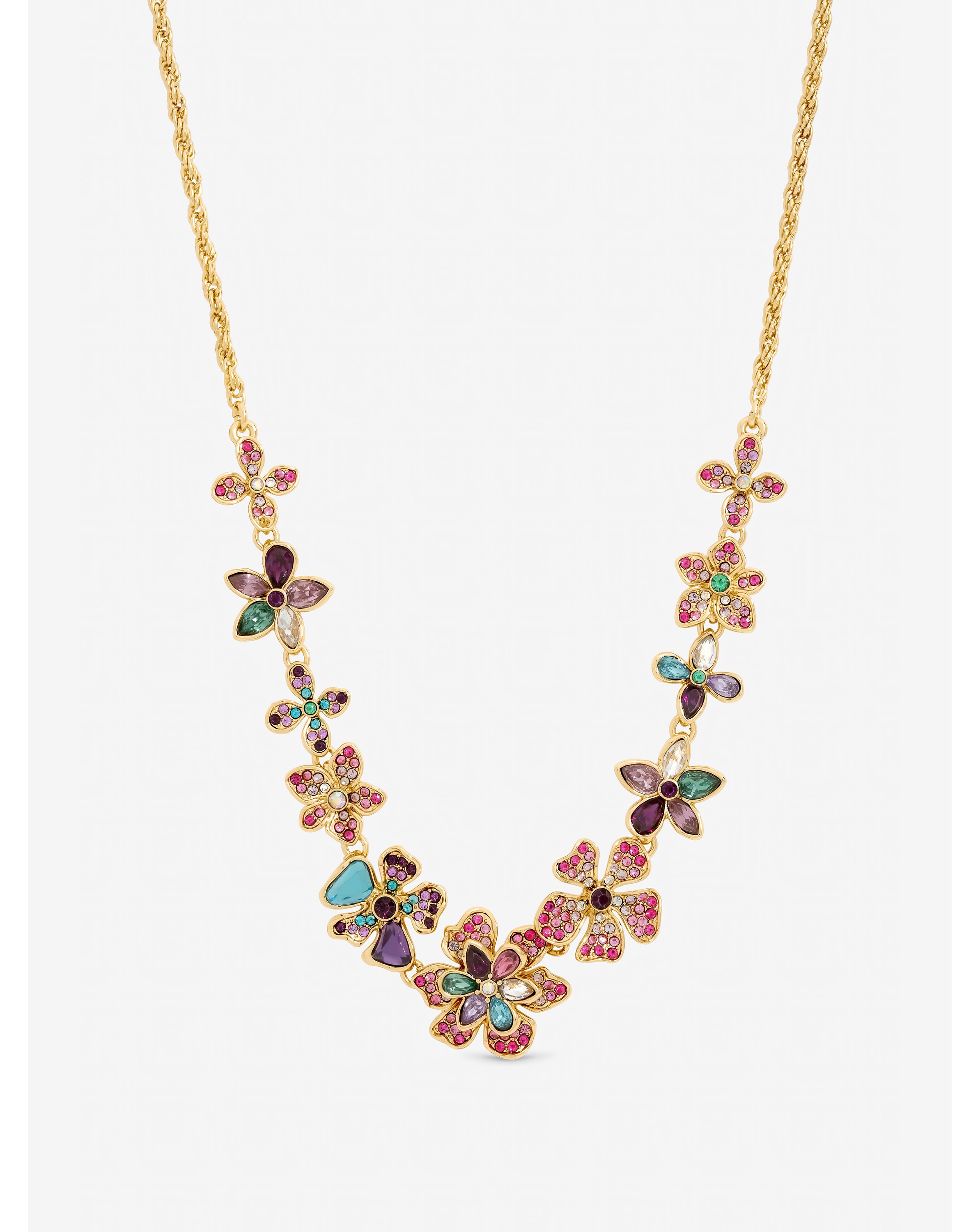 New In - Gold Plated Floral Necklace