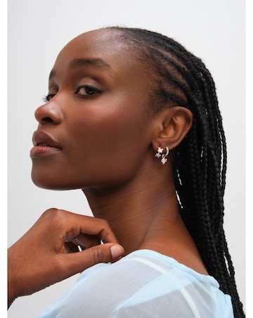 Inicio Sterling Silver Plated Butterfly Bumble Bee Earrings - Pack of 2