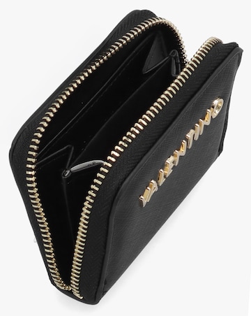 Valentino Bags Divina Small Black Zip Around Purse