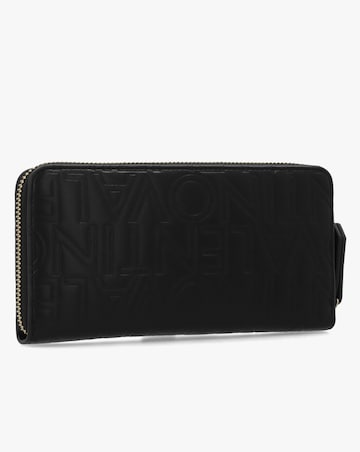 Valentino Bags Lio Black Zip Around Wallet