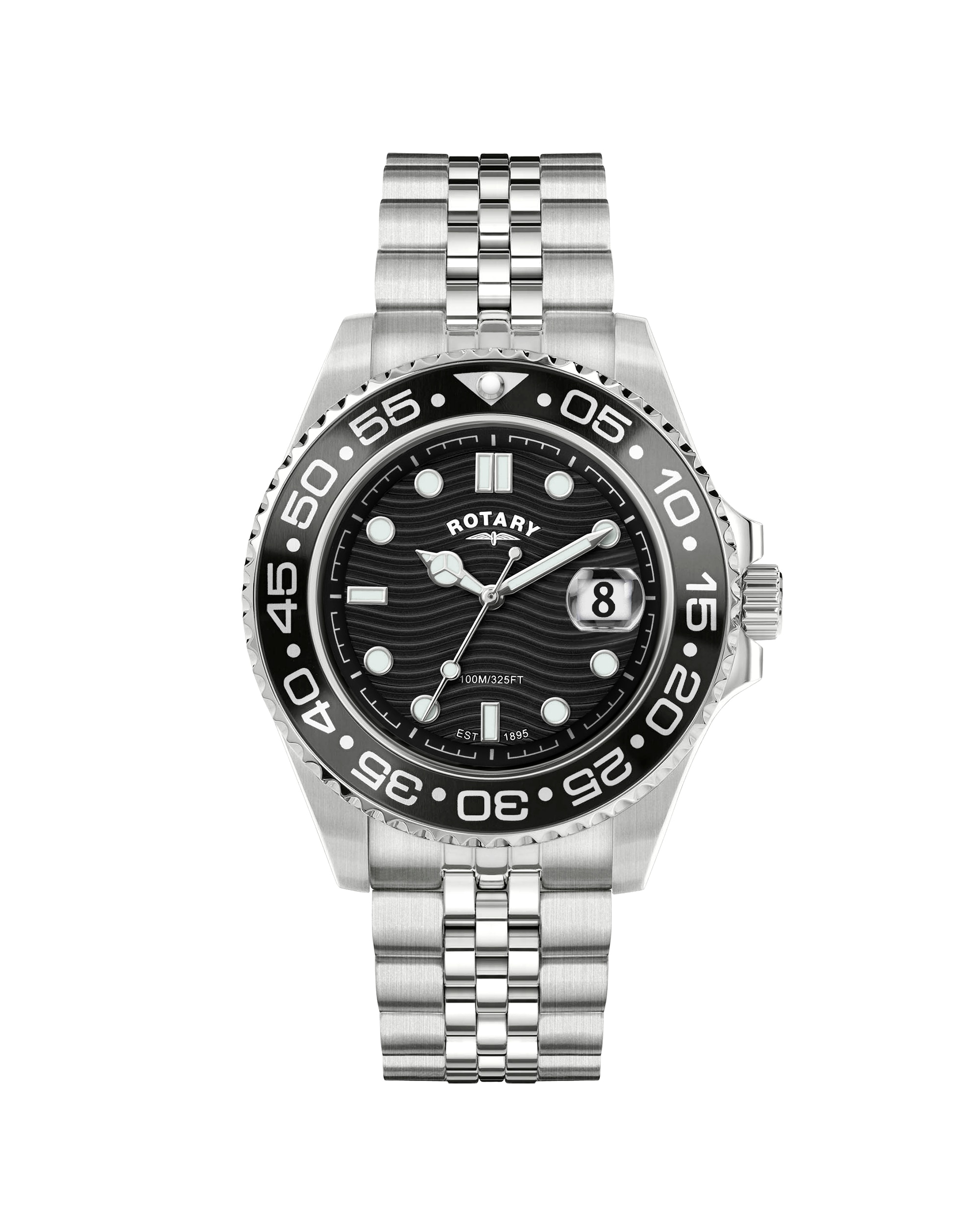 New In - Rotary Men's Apex 100 Bracelet Watch
