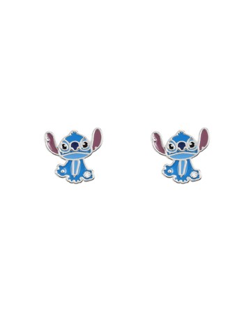 Stitch Blue Stud Earrings