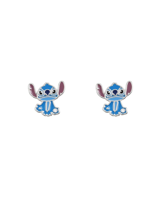 Stitch Blue Stud Earrings