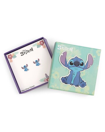 Stitch Blue Stud Earrings