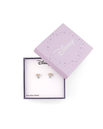 Minnie Mouse Crystal Stud Earrings