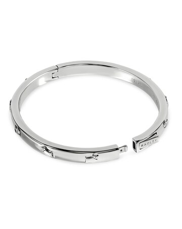 Radley Silver Plated Jumping Dog Bangle