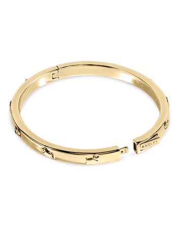 Radley Gold Plated Jumping Dog Bangle