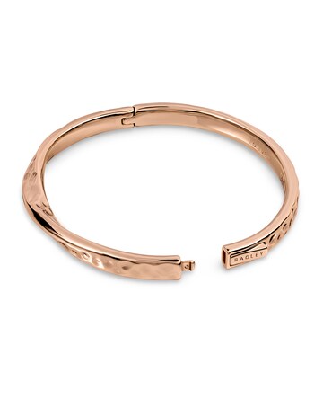 Radley Rose Gold Plated Hammer Bangle