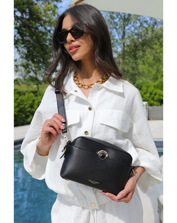 Luella Grey  Sian Black Camera Crossbody
