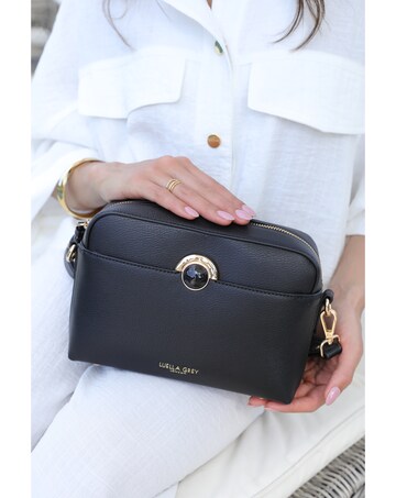 Luella Grey  Sian Black Camera Crossbody