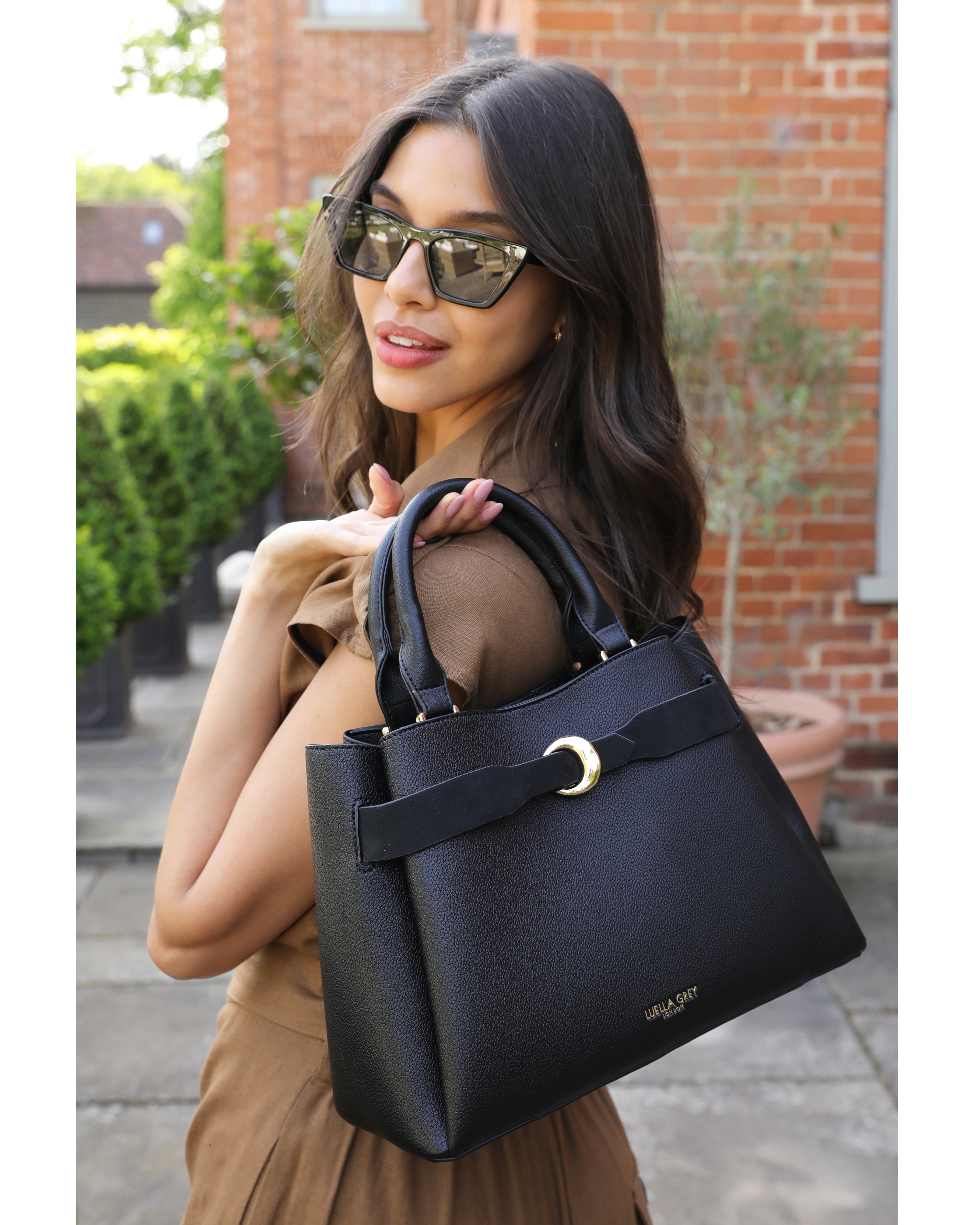 Luella Grey Roxy Black Tote