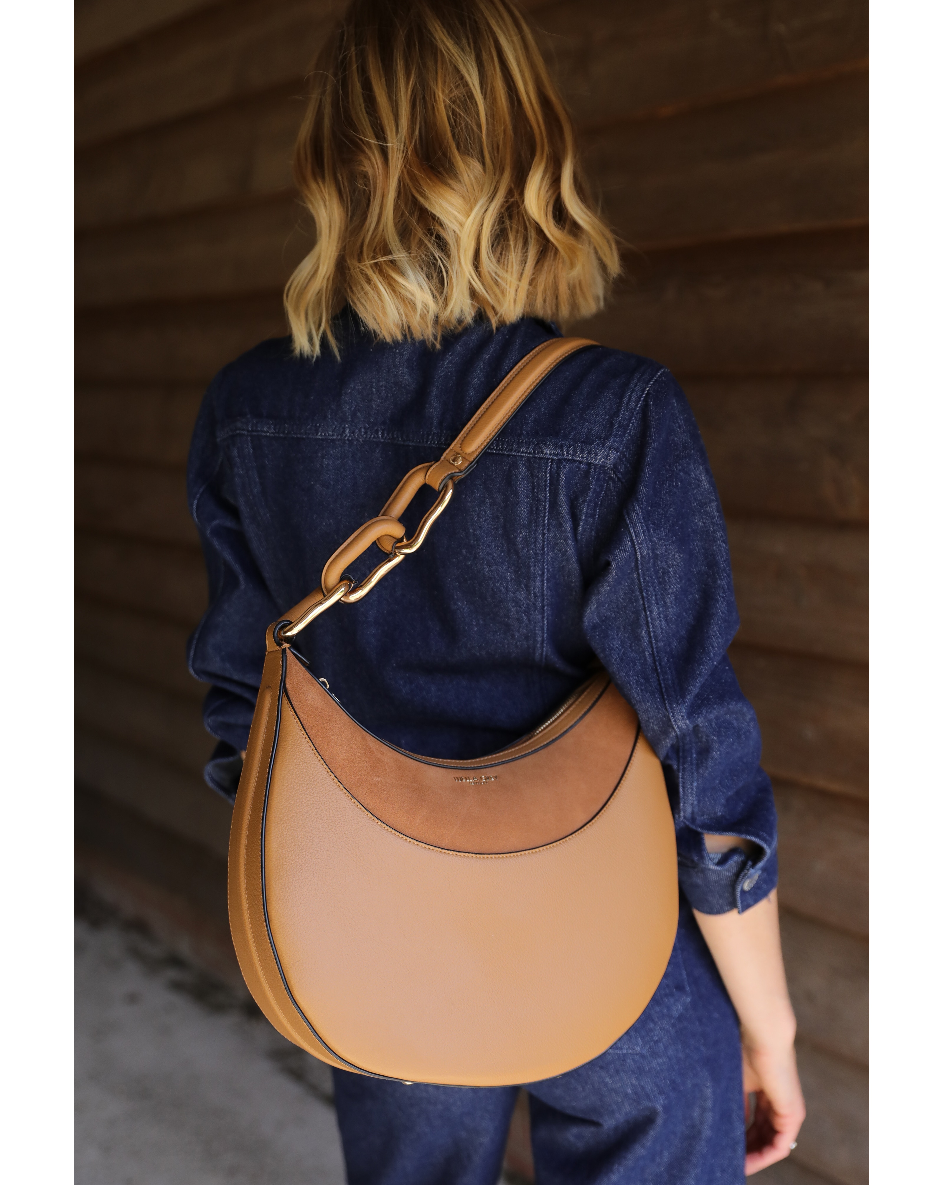 Luella Grey Thelma Camel Scoop Hobo